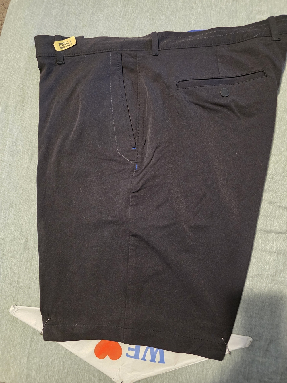 Tommy Bahama Black Flat Front Men's Shorts